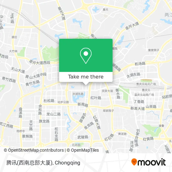 腾讯(西南总部大厦) map