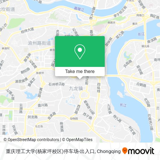 重庆理工大学(杨家坪校区)停车场-出入口 map
