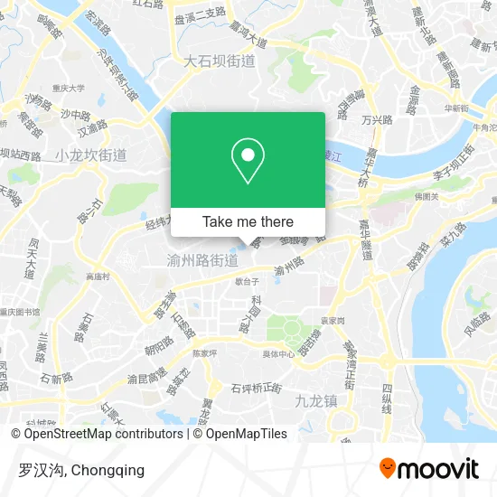 罗汉沟 map