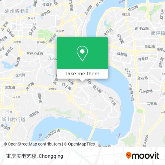 重庆美电艺校 map