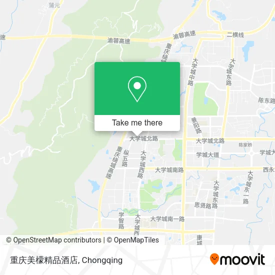 重庆美檬精品酒店 map