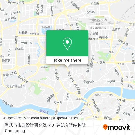 重庆市市政设计研究院1401建筑分院结构所 map