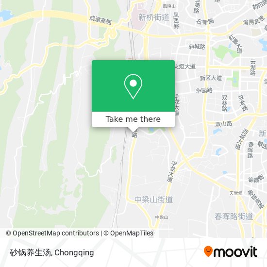 砂锅养生汤 map