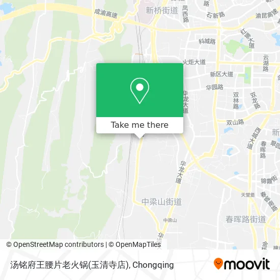 汤铭府王腰片老火锅(玉清寺店) map