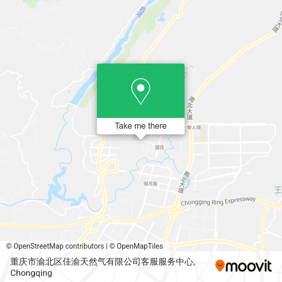 重庆市渝北区佳渝天然气有限公司客服服务中心 map