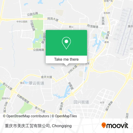 重庆市美庆工贸有限公司 map