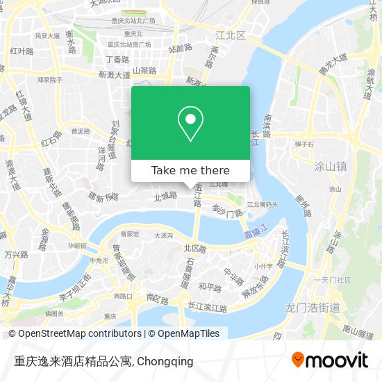 重庆逸来酒店精品公寓 map