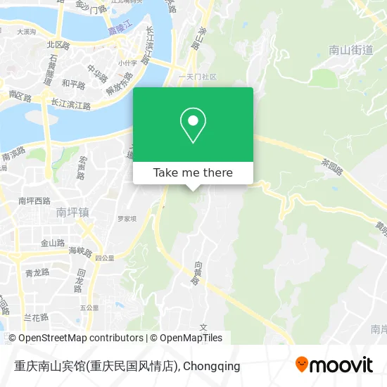 重庆南山宾馆(重庆民国风情店) map