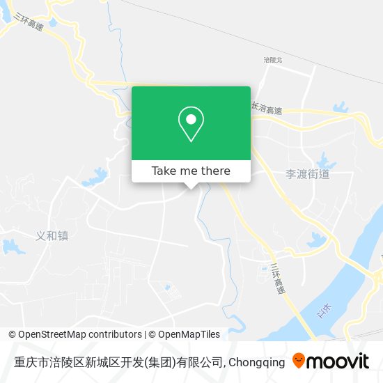 重庆市涪陵区新城区开发(集团)有限公司 map