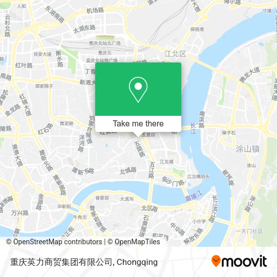 重庆英力商贸集团有限公司 map