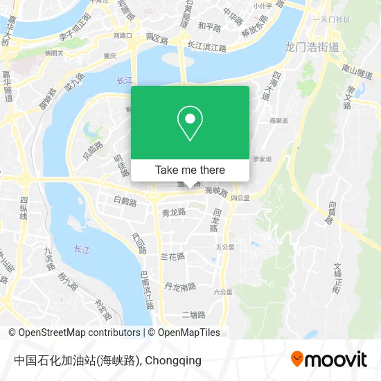 中国石化加油站(海峡路) map