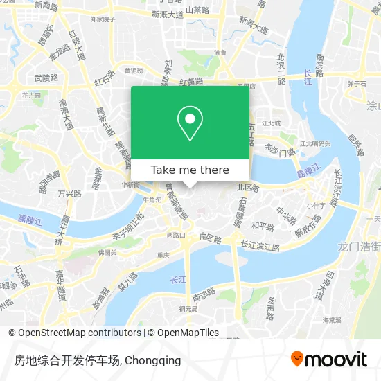 房地综合开发停车场 map
