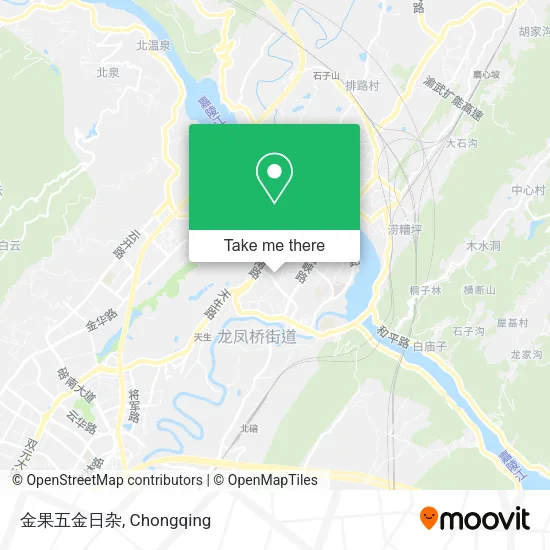 金果五金日杂 map