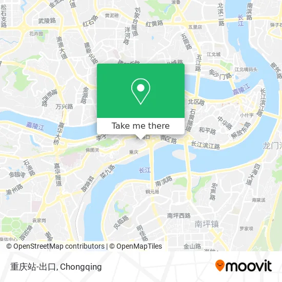 重庆站-出口 map