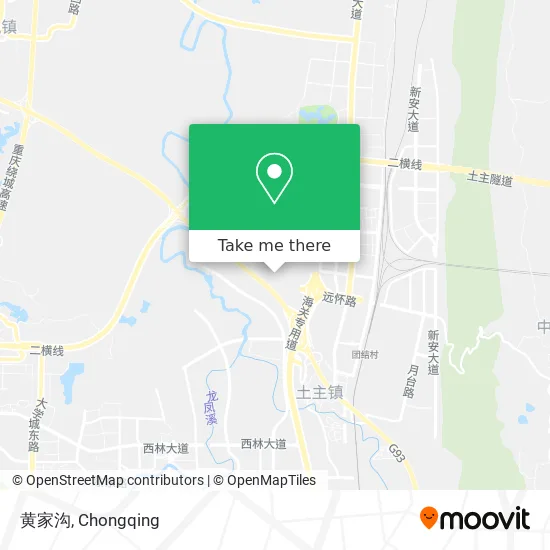 黄家沟 map