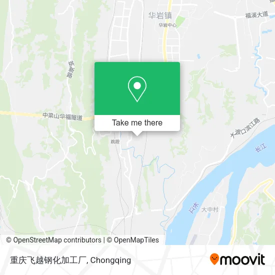 重庆飞越钢化加工厂 map