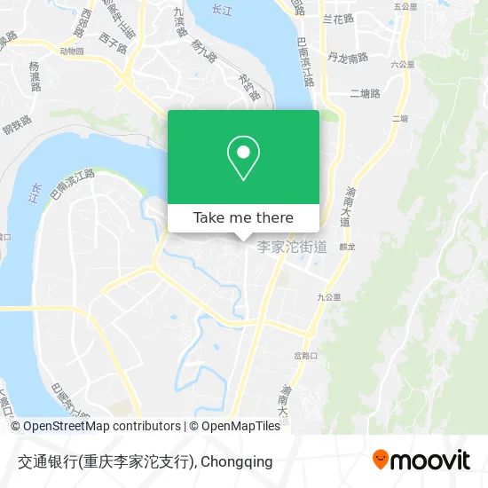 交通银行(重庆李家沱支行) map
