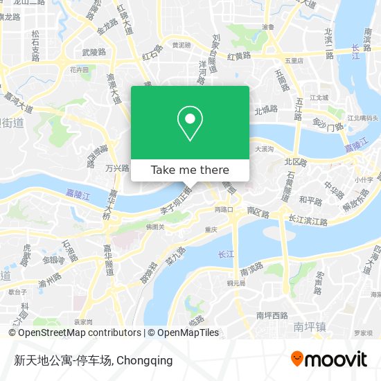 新天地公寓-停车场 map