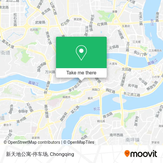 新天地公寓-停车场 map