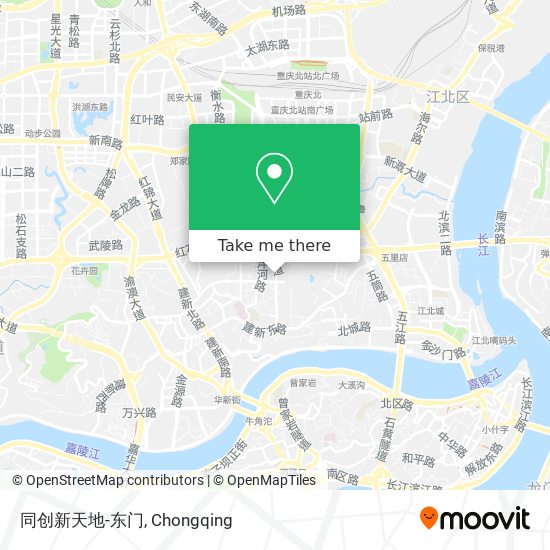 同创新天地-东门 map