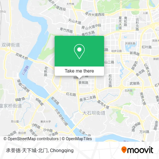 承誉德·天下城-北门 map