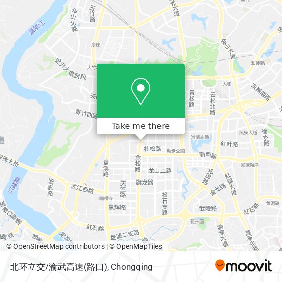 北环立交/渝武高速(路口) map