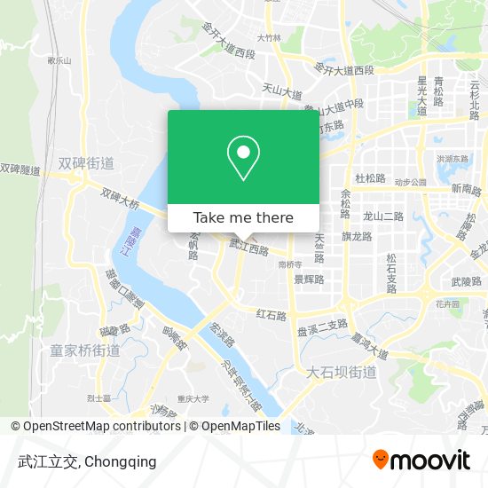 武江立交 map