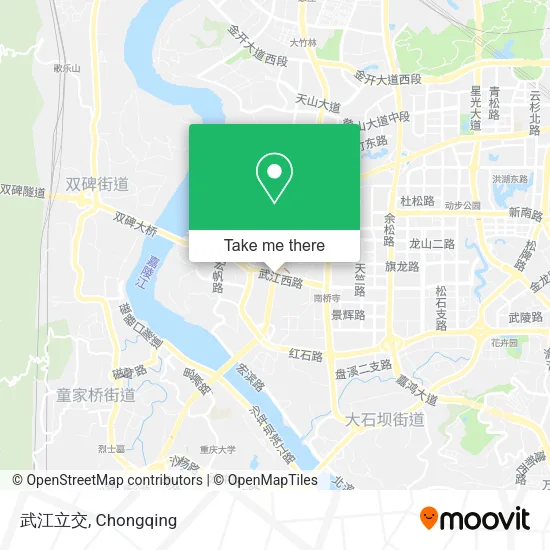 武江立交 map