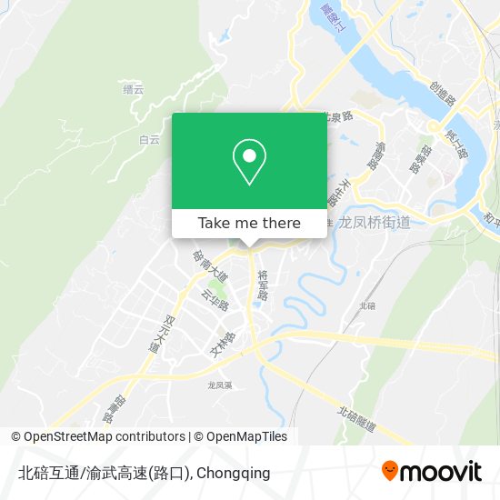 北碚互通/渝武高速(路口) map