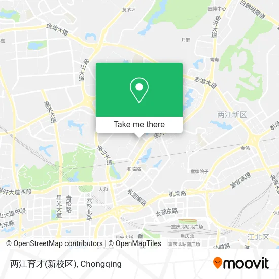 两江育才(新校区) map