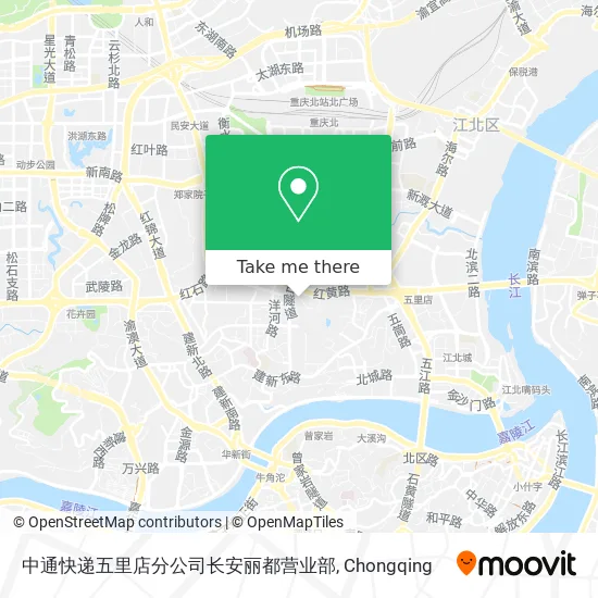 中通快递五里店分公司长安丽都营业部 map
