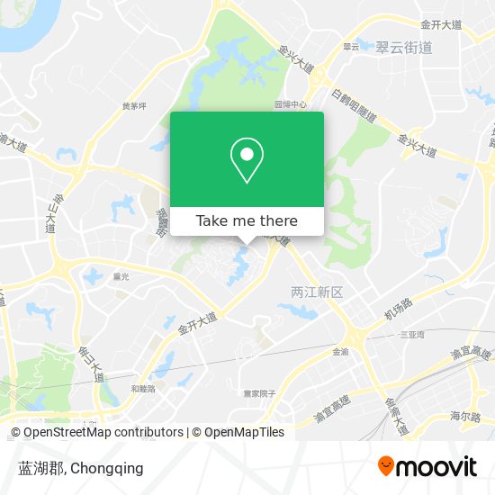蓝湖郡 map