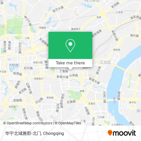 华宇北城雅郡-北门 map