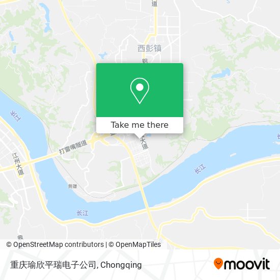 重庆瑜欣平瑞电子公司 map