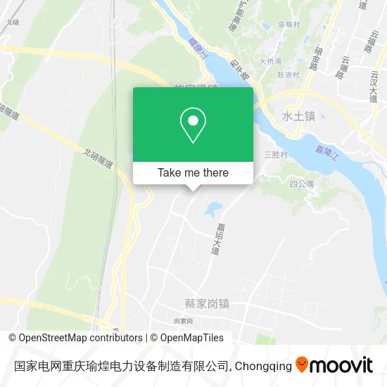 国家电网重庆瑜煌电力设备制造有限公司 map