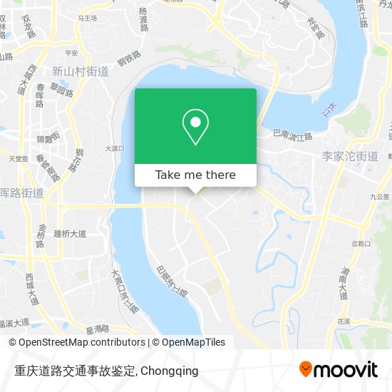 重庆道路交通事故鉴定 map