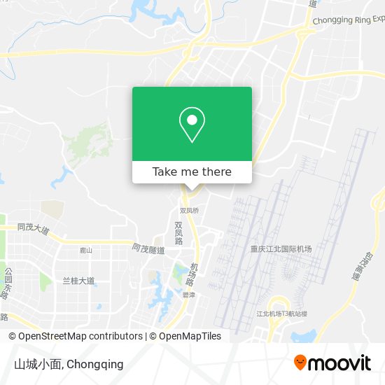 山城小面 map