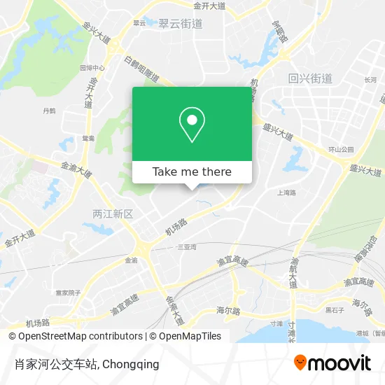 肖家河公交车站 map