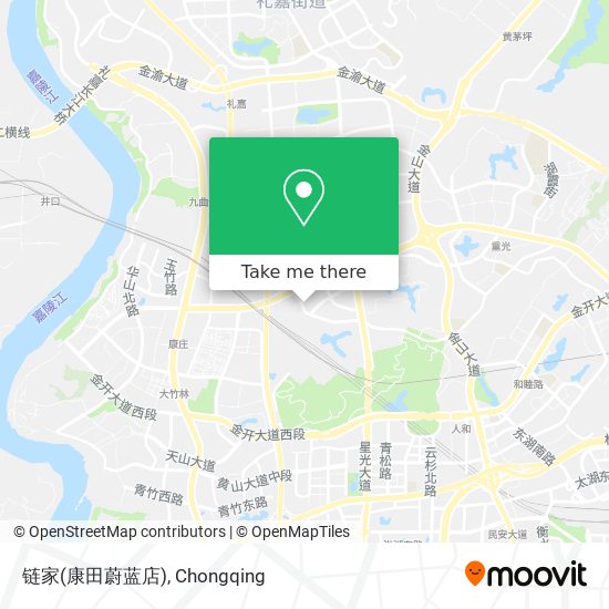 链家(康田蔚蓝店) map