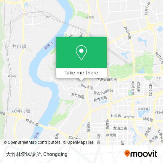 大竹林爱民诊所 map