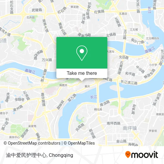 渝中爱民护理中心 map