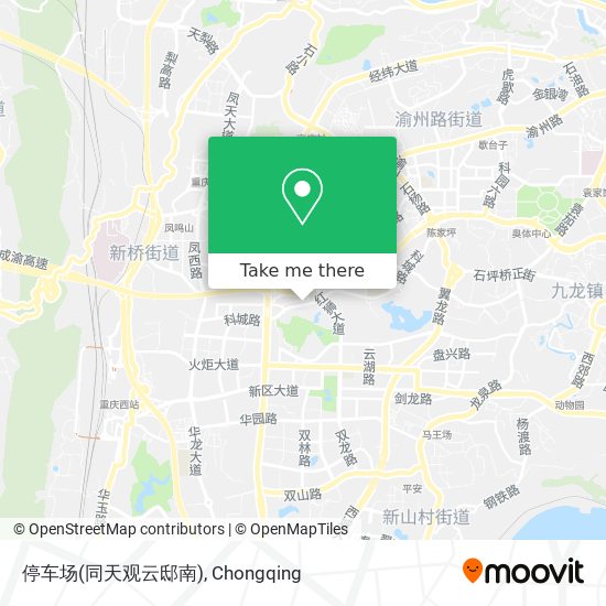 停车场(同天观云邸南) map
