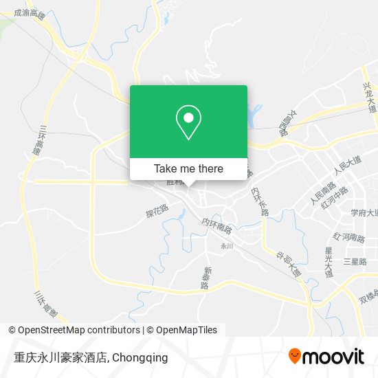 重庆永川豪家酒店 map
