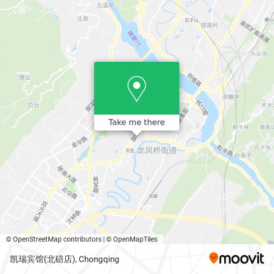 凯瑞宾馆(北碚店) map