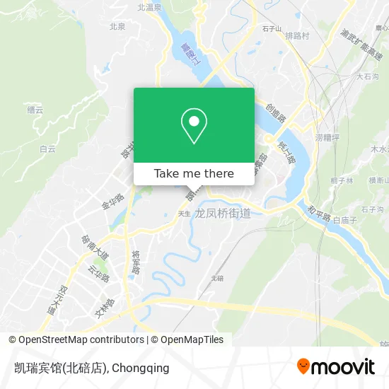 凯瑞宾馆(北碚店) map