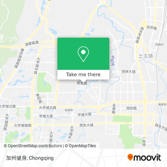 加州健身 map