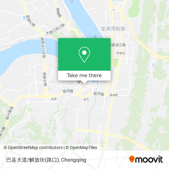 巴县大道/解放街(路口) map