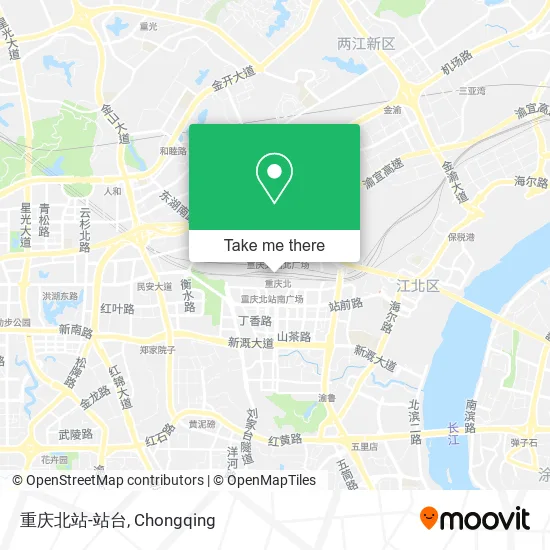 重庆北站-站台 map