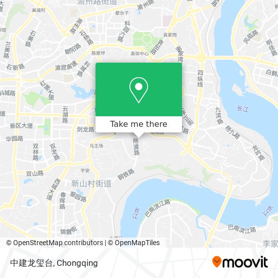 中建龙玺台 map