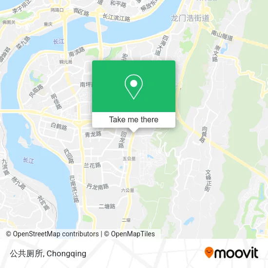 公共厕所 map